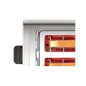 Bosch DesignLine Toaster TAT3P420 Power 970 W, Number of slots 2, Housing material Stainless steel, Stainless steel/Black