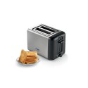 Bosch DesignLine Toaster TAT3P420 Power 970 W, Number of slots 2, Housing material Stainless steel, Stainless steel/Black