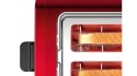 Bosch DesignLine Toaster TAT3P424 Power 970 W, Number of slots 2, Housing material Stainless steel, Red