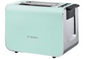 Bosch Styline Toaster TAT8612 Power 860 W, Number of slots 2, Housing material Stainless Steel, Green