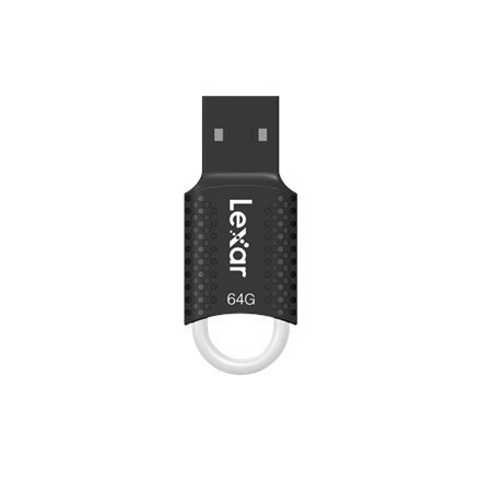 Lexar USB Flash Drive JumpDrive V40 64 GB, USB 2.0, Black