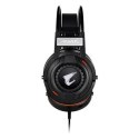 SŁUCHAWKI GIGABYTE GAMING HEADSET AORUS H5 3.5 MM BLACK BUILT-IN MIKROFON