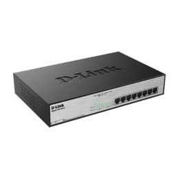 D-Link Switch DGS-1008MP Unmanaged, Rack mountable, 1 Gbps (RJ-45) ports quantity 8, PoE ports quantity 8, Power supply type Sin