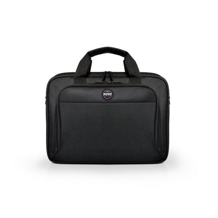 PORT DESIGNS HANOI II CLAMSHELL 105064 Fits up to size 15.6 ", Black, Shoulder strap, Messenger - Briefcase