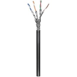 Goobay CAT 6 outdoor network cable, S/FTP (PiMF) 57197 100 m, Black