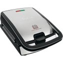 TEFAL SW852D12 Sandwich and Waffle Maker Black/Stainless steel, 700 W, Number of plates 2, Number of sandwiches 2,