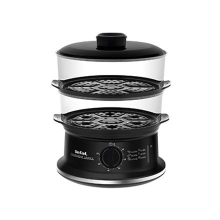 TEFAL VC140135 Food Steamer Black, 900 W, Number of baskets 2