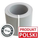 TAŚMA OGRODZENIOWA ROLKA ORANGE SKIN 190MM 26MB PROTECTO SZARA