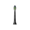 Philips Toothbrush replacement HX6064/11 Heads, For adults, Number of brush heads included 4, Black