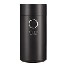 Adler Coffee grinder AD4446bs 150 W, Coffee beans capacity 75 g, Lid safety switch, Black