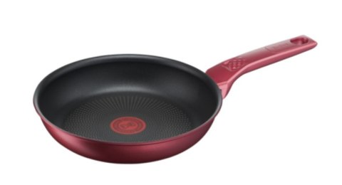 TEFAL Daily Chef Pan G2730422 Diameter 24 cm, Suitable for induction hob, Fixed handle, Red