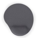 Gembird MP-GEL-GR Gel mouse pad with wrist support, grey Comfortable Grey, Gel mouse pad