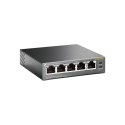 TP-LINK Switch TL-SG1005P Unmanaged, Desktop, 1 Gbps (RJ-45) ports quantity 5, PoE ports quantity 4, Power supply type External