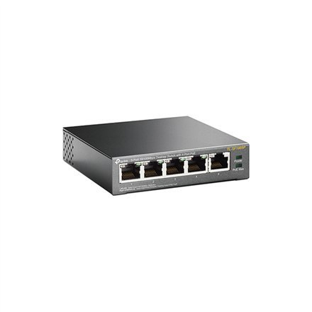 TP-LINK Switch TL-SF1005P Unmanaged, Desktop, 10/100 Mbps (RJ-45) ports quantity 5, PoE ports quantity 4, Power supply type Exte