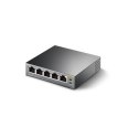 TP-LINK Switch TL-SF1005P Unmanaged, Desktop, 10/100 Mbps (RJ-45) ports quantity 5, PoE ports quantity 4, Power supply type Exte