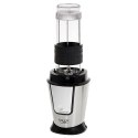 Adler Blender AD 4081 Tabletop, 800 W, Jar material BPA Free Plastic, Jar capacity 0.57 and 0.4 L, Ice crushing, Black/Stainless