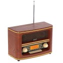 Adler Retro Radio AD 1187	 Display LCD, AUX in, Wooden, Alarm function