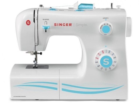 Singer SMC 2263/00 Sewing Machine Singer 2263 White, Number of stitches 23 Built-in Stitches, Number of buttonholes 1, Automatic