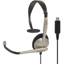 Koss Headphones CS95 USB Headband/On-Ear, USB, Microphone, Black/Gold,