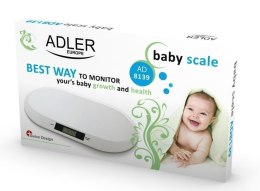 Adler AD 8139 Child Scale Adler Adler AD 8139 Maximum weight (capacity) 20 kg, Accuracy 10 g, White