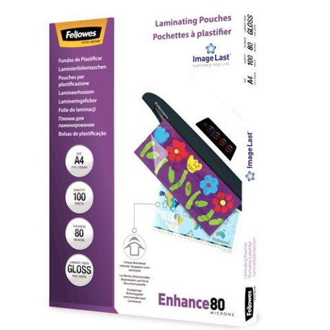 Fellowes Laminating Pouch PREMIUM A4, Clear