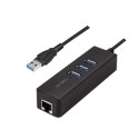 Logilink USB 3.0 3-port Hub with Gigabit Ethernet UA0173A