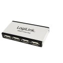 Logilink USB Hub 4-Port USB2.0 with power adapter: 4x USB-A