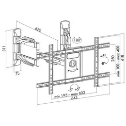 Logilink BP0047 TV Wall mount, 37