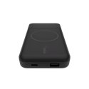 Belkin BOOST CHARGE Magnetic Portable Wireless Charger 10K, Black