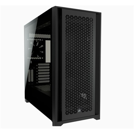 Corsair Computer Case iCUE 5000D Side window, Black, ATX, Power supply included No