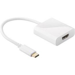 Goobay USB-C HDMI adapter 66259 White, HDMI female (Type A), USB-C male