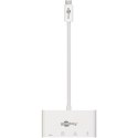 Goobay USB-C Multiport Adapter (HDMI + Ethernet, PD) 62105 White