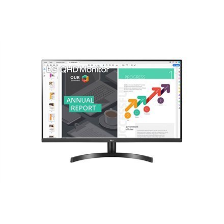 LG 32QN600-B 32 ", IPS, QHD, 2560 x 1440 pixels, 16:9, 5 ms, 350 cd/m², Black, Headphone Out, HDMI ports quantity 2