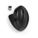 PORT CONNECT Right handed Rechargeable Ergonomic Mouse 2 year(s), Black, Wireless