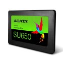 ADATA Ultimate SU650 3D NAND SSD 480 GB, SSD form factor 2.5", SSD interface SATA, Write speed 450 MB/s, Read speed 520 MB/s