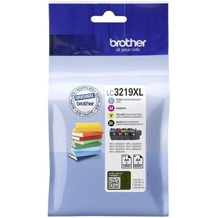 Brother LC3219XLVALDR Ink cartridges, Black, Cyan, Magenta, Yellow