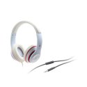 Gembird MHS-LAX-W Stereo headset "Los Angeles" 3.5mm (1/8 inch), Headband, Microphone, 3.5 mm, White, No, No, White