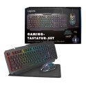 Logilink Gaming-Set, keyboard, mouse and mouspad ID0185 Keyboard and Mouse Combo, Keyboard layout German