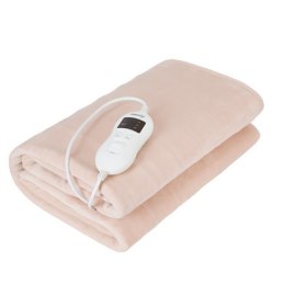 Camry Electric blanket CR 7423 Number of heating levels 8, Number of persons 1, Washable, Coral fleece, 60 W, Beige