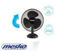 Mesko Fan MS 7310 Table Fan, Number of speeds 3, 45 W, Oscillation, Diameter 40 cm, Black