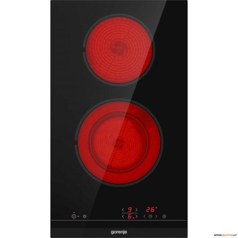 Gorenje Hob ECT322BCSC Vitroceramic, Number of burners/cooking zones 2, Black, Display, Timer