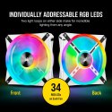 Corsair Single Fan with Lighting Node CORE QL140 RGB