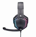 Gembird Microphone, Built-in microphone, Black, Wired, Gaming headset with LED light effect, GHS-06