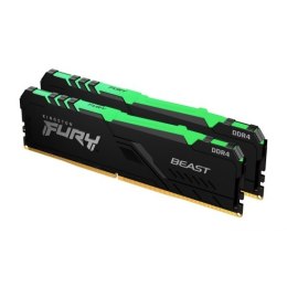 Kingston Fury Beast RGB 16 GB, DDR4, 2666 MHz, PC/server, Registered No, ECC No