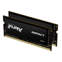 Kingston Fury Impact 16 GB, SODIMM, 2666 MHz, Notebook, Registered No, ECC No, 2x8 GB