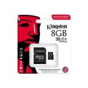 Kingston UHS-I 8 GB, microSDHC/SDXC Industrial Card, Flash memory class Class 10, UHS-I, U3, V30, A1, SD Adapter