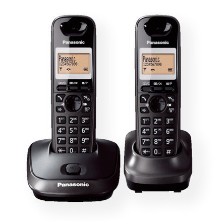 Panasonic Cordless KX-TG2512FXT Black, Caller ID, Wireless connection, Phonebook capacity 50 entries, Conference call, Built-in