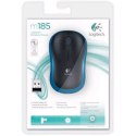Logitech Mouse M185 Wireless, Blue/ black