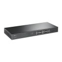 TP-LINK Switch TL-SG1218MPE Web Managed, Rack Mountable, 1 Gbps (RJ-45) ports quantity 16, SFP ports quantity 2, PoE+ ports qua