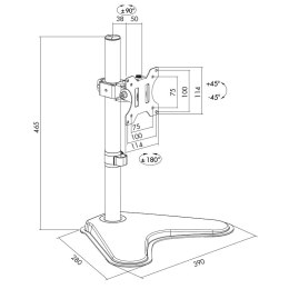 UCHWYT BIURKOWY LOGILINK BP0044 13-32 MAX 8KG